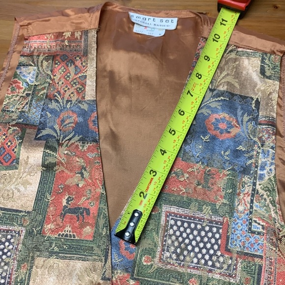 Smart Set Vintage Unique Long Vest/Top/Dress Lightweight - Picture 11 of 12